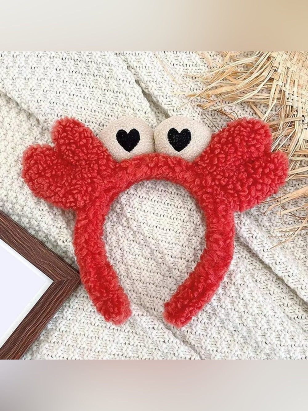 Plush Spa Crab Headband - Picture 2 of 7
